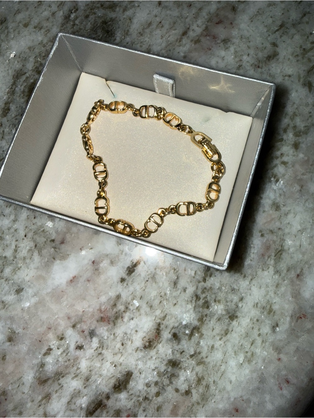 Dior CD Gold Link Bracelet